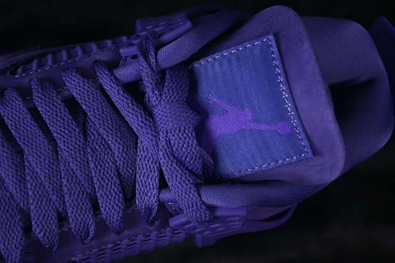 All categories Air Jordan Jordan series basketball shoes Air Jordan 4 GX foreign trade version Nigel Sylvester x Air Jordan 4 Retro "Purple" AJ4 Joe 4 joint blue brick HF4340-500